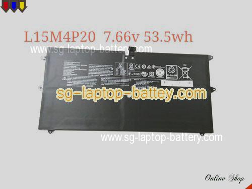 Genuine LENOVO L15M4P20 Laptop Battery  rechargeable 6950mAh, 53.5Wh Black In Singapore 