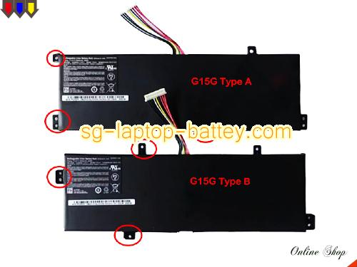 Genuine MACHENIKE K15F Laptop Computer Battery A21-K15 rechargeable 5300mAh, 60Wh  In Singapore 