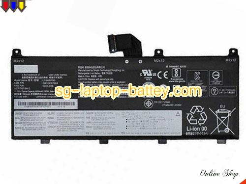 Genuine LENOVO SB10T83144 Laptop Battery L18M6P90 rechargeable 8000mAh, 90Wh Black In Singapore 