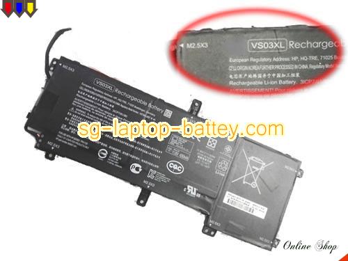 Genuine HP TPN-I125 Laptop Battery 849313-850 rechargeable 52Wh Black In Singapore 