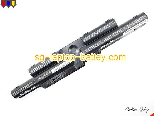 Genuine FUJITSU PCBP446 Laptop Battery CP673831-01 rechargeable 6700mAh, 72Wh Black In Singapore 