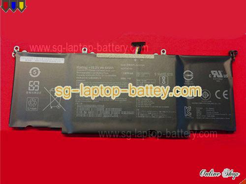 Genuine ASUS B41N1526 Laptop Battery 4ICP7/60/80 rechargeable 4110mAh, 64Wh Black In Singapore 