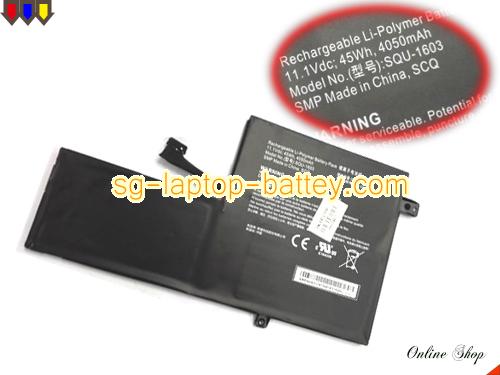 Genuine HASEE SQU-1603 Laptop Battery  rechargeable 4050mAh, 45Wh  In Singapore 