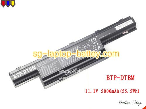 Genuine MEDION 3ICR1965-2 Laptop Battery BTP-DTBM rechargeable 5000mAh, 55.5Wh Black In Singapore 