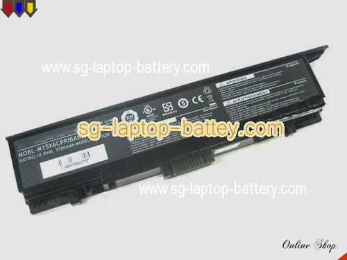 Replacement DELL M15X6CPRIBABLK Laptop Battery SQU-722 rechargeable 5200mAh Black In Singapore 