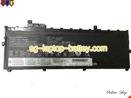 Genuine LENOVO 01AV429 Laptop Battery 01AV494 rechargeable 4950mAh, 57Wh Black In Singapore 