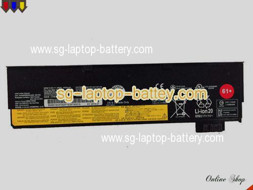 Genuine LENOVO 01AV423 Laptop Battery SB10K97582 rechargeable 4400mAh, 48Wh Black In Singapore 