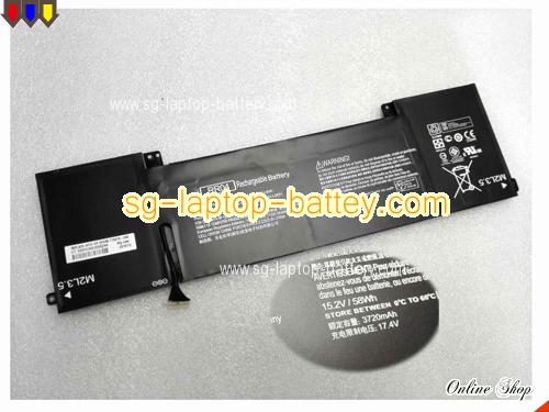 Genuine HP 4ICP6/60/80 Laptop Battery K5c59paABG rechargeable 3720mAh, 58Wh Black In Singapore 