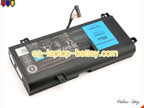 Genuine DELL 8X70T Laptop Battery G05YJ rechargeable 69Wh Black In Singapore 