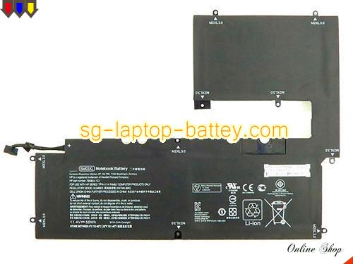 Genuine HP 767069005 Laptop Battery SM03XL rechargeable 4380mAh, 50Wh Black In Singapore 