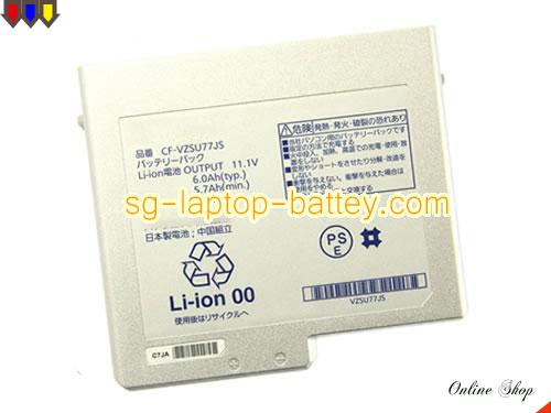 Genuine PANASONIC CF-VZSU69J2 Laptop Battery CFVZSU69J2 rechargeable 6000mAh, 64Wh Sliver In Singapore 