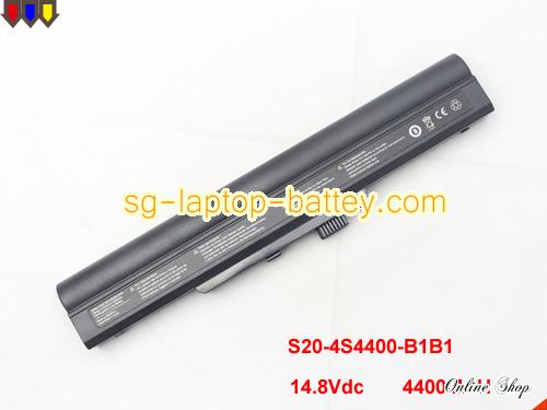 Genuine HASEE S20-4S4400-B1B1 Laptop Battery 4S4400 rechargeable 4400mAh Black In Singapore 