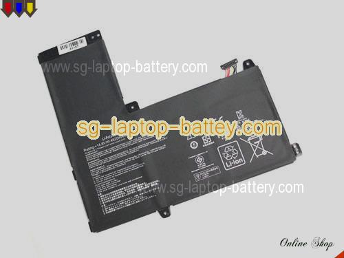 Genuine ASUS 0B200-00430100M Laptop Battery N54PNC3 rechargeable 4520mAh, 66Wh Black In Singapore 