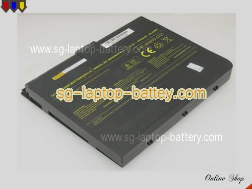 Genuine CLEVO M980NU Laptop Battery 6-87-M980S-4X51 rechargeable 4650mAh Black In Singapore 