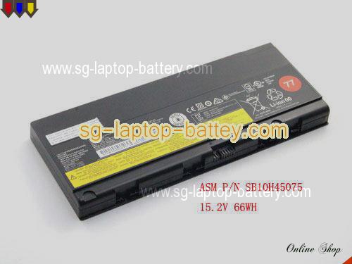 Genuine LENOVO SB10H45075 Laptop Battery 00NY490 rechargeable 4360mAh, 66Wh Black In Singapore 