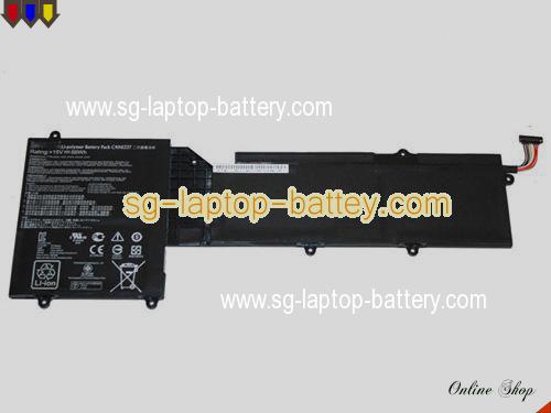 Genuine ASUS C41N1337 Laptop Battery  rechargeable 4300mAh, 66Wh Black In Singapore 