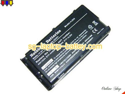 Replacement MEDION 40013534 Laptop Battery BTP-AYBM rechargeable 4400mAh Black In Singapore 