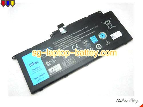 Genuine DELL 2CP9F Laptop Battery F7HVR rechargeable 3919mAh, 58Wh Black In Singapore 