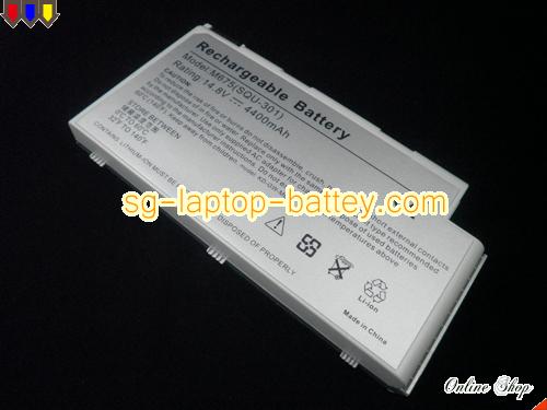 Replacement GATEWAY 6500839 Laptop Battery 6500846 rechargeable 4400mAh Sliver In Singapore 