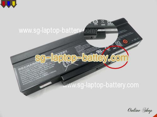 Replacement COMPAL BATEL90L9 Laptop Battery BATHL90L9 rechargeable 6600mAh Black In Singapore 