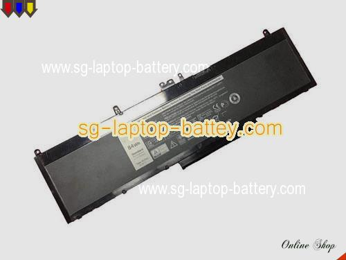 Genuine DELL WJ5R2 4F5YV Laptop Battery  rechargeable 84Wh Black In Singapore 