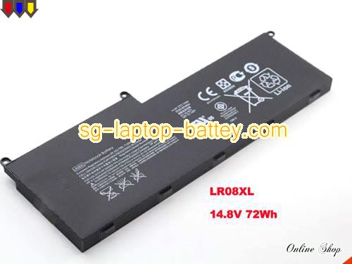 Genuine HP LR08072XL Laptop Battery HSTNNDB3H rechargeable 72Wh Black In Singapore 