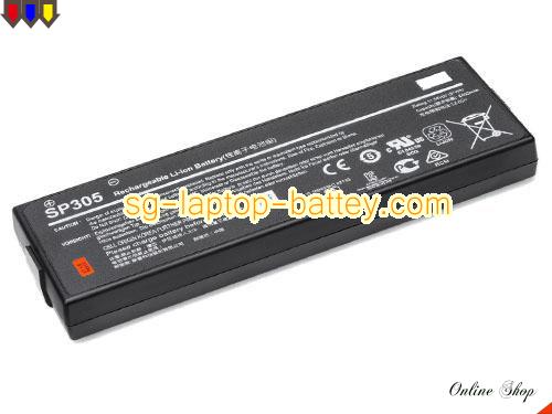 Replacement SMP SP305 Laptop Battery SP304 rechargeable 85mAh, 97Wh Black In Singapore 