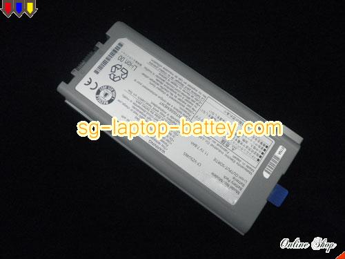 Genuine PANASONIC CF-VZSU72U Laptop Battery CF-VZSU46R rechargeable 7800mAh Grey In Singapore 