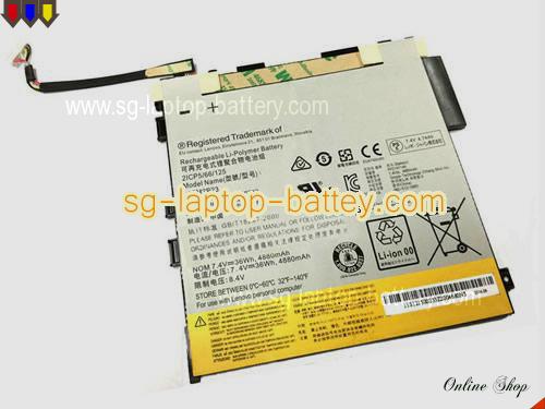 Genuine LENOVO L13S2P21 Laptop Battery L13M2P23 rechargeable 4880mAh, 36Wh Black In Singapore 