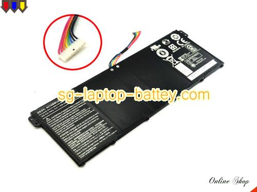 Genuine ACER KT.0040G.004 Laptop Battery KT.00403.024 rechargeable 3220mAh, 48Wh Black In Singapore 