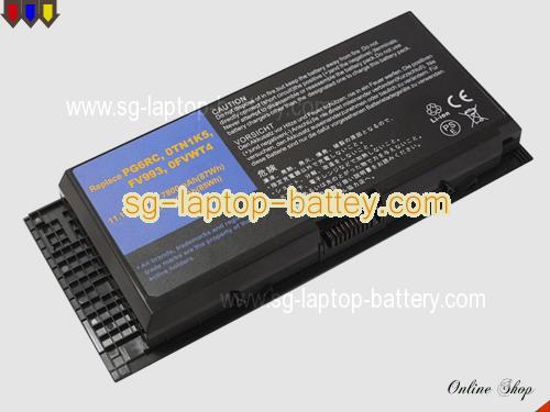 Replacement DELL 451-11978 Laptop Battery 5V19F rechargeable 7800mAh Black In Singapore 