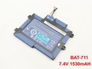 Genuine ACER 2ICP5/44/62 Laptop Battery BAT-711 rechargeable 1530mAh Black In Singapore