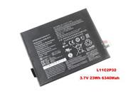 Genuine LENOVO L12D2P31 Laptop Battery L11C2P32 rechargeable 6340mAh, 23Wh Black In Singapore