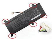 Singapore Genuine ASUS 2ICP7/54/83 Laptop Battery C21N1818 rechargeable 4850mAh, 37Ah Black