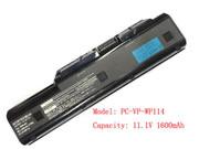 Genuine NEC PC-LL370DS6W Laptop Battery PC-LL750CS6B rechargeable 1600mAh Black In Singapore