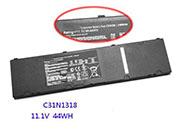 Genuine ASUS C31NI318 Laptop Battery C31N1318 rechargeable 4000mAh, 44Wh Black In Singapore