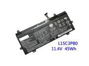 Singapore Genuine LENOVO L15M3PB2 Laptop Battery 5B10K90780 rechargeable 4000mAh, 45Wh Black