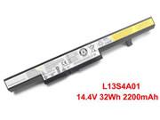 Genuine LENOVO 45N1185 Laptop Battery 4ICR18/66 rechargeable 2200mAh, 32Wh Black In Singapore