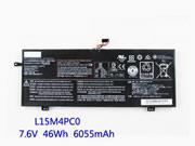 Genuine LENOVO L15L4PC0 Laptop Battery L15L4PCO rechargeable 6135mAh, 46Wh Black In Singapore