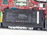 Genuine ASUS 4ICP74870 Laptop Battery 0B200-02900000 rechargeable 3605mAh, 55Wh Black In Singapore