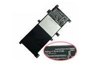 Singapore Genuine ASUS C21N1409 Laptop Battery  rechargeable 4800mAh, 37Wh Black