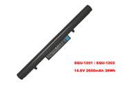 Singapore Genuine HASEE SQU-1201 Laptop Battery SQU-1202 rechargeable 2600mAh, 38Wh Black