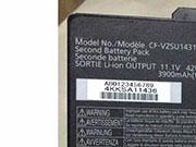 Singapore Genuine PANASONIC CF-VZSU1431U Laptop Battery CFVZSU1431U rechargeable 3900mAh, 42Wh Black