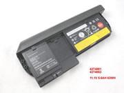 Singapore Genuine LENOVO 42T4877l Laptop Battery ASM 42T4882 rechargeable 63Wh Black