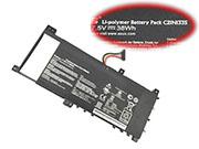 Singapore Genuine ASUS 0B200-00530100 Laptop Battery C21N1335 rechargeable 5066mAh, 38Wh Black