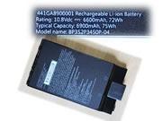 Singapore Genuine GETAC 441GA8900001 Laptop Computer Battery BP3S2P3450P-04 rechargeable 6600mAh, 72Wh 