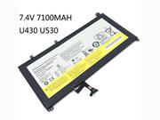 Singapore Genuine LENOVO L12L4P62 Laptop Battery L12M4P62 rechargeable 7100mAh, 52Wh Black