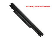 Singapore Replacement ASUS 0B110-00180200 Laptop Battery 0B110-00180100 rechargeable 2200mAh Black