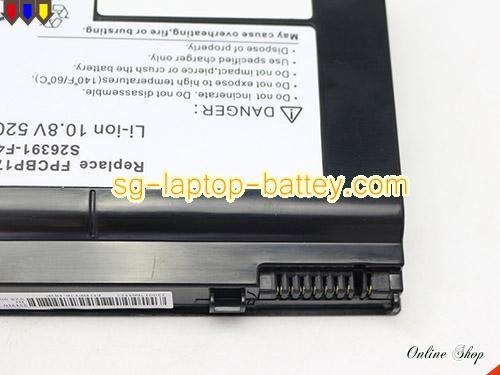  image 5 of FUJITSU LifeBook0644680 Replacement Battery 5200mAh, 56Wh  10.8V Black Li-ion