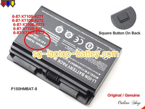  image 1 of Genuine TERRANS FORCE X711 Battery For laptop 5200mAh, 76.96Wh , 14.8V, Black , Li-ion